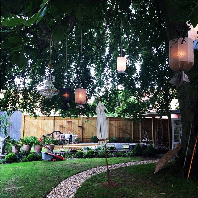 Lampa wisząca Round outdoor do ogrodu